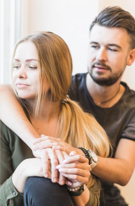 Couple en attente d'enfant